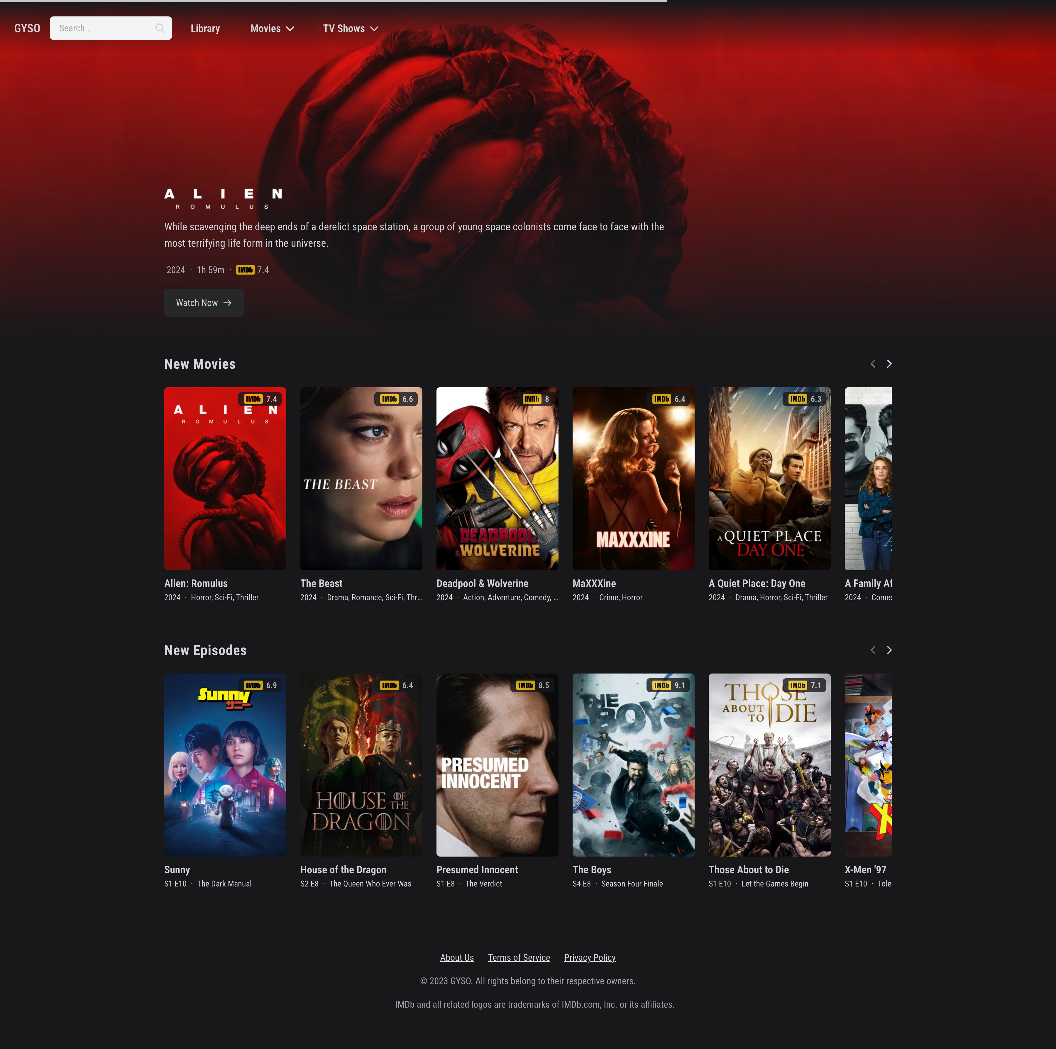 Dhaara Dark Theme Dark theme homepage for Dhaara