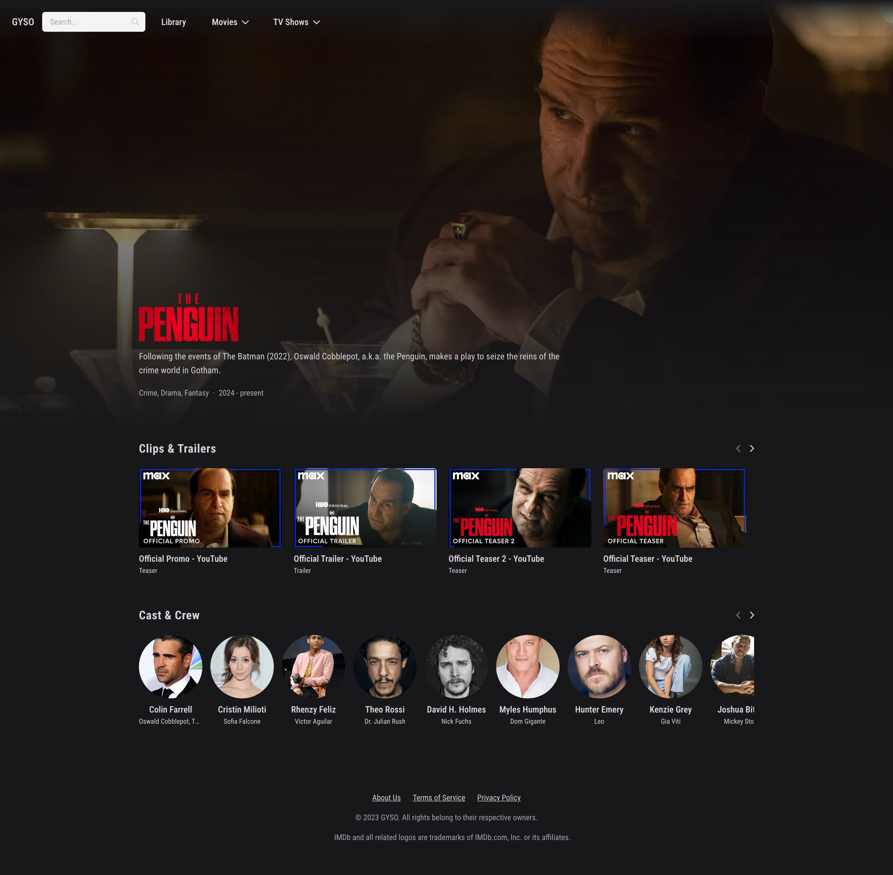 Screenshot of a TV show page where no seasons or episodes are available yet. Screenshot of a TV show page where no seasons or episodes are available yet.